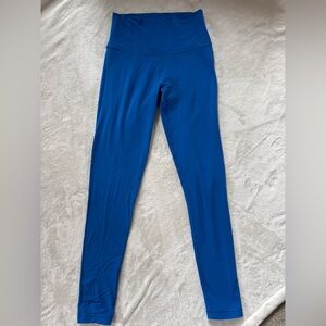 Aritzia Cheeky Butter High Rise Blue Leggings
